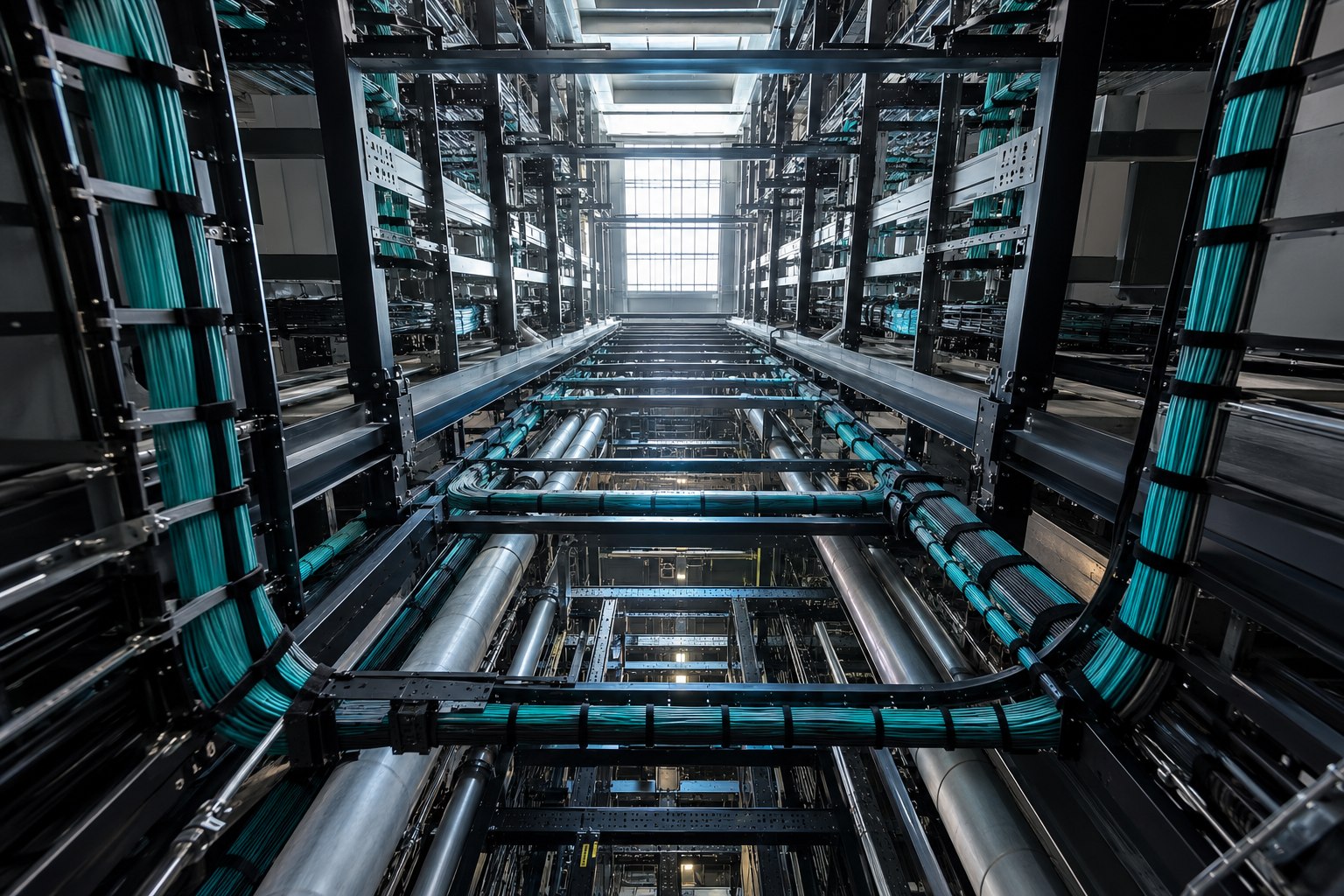 AI-generated illustrative infrastructure environment