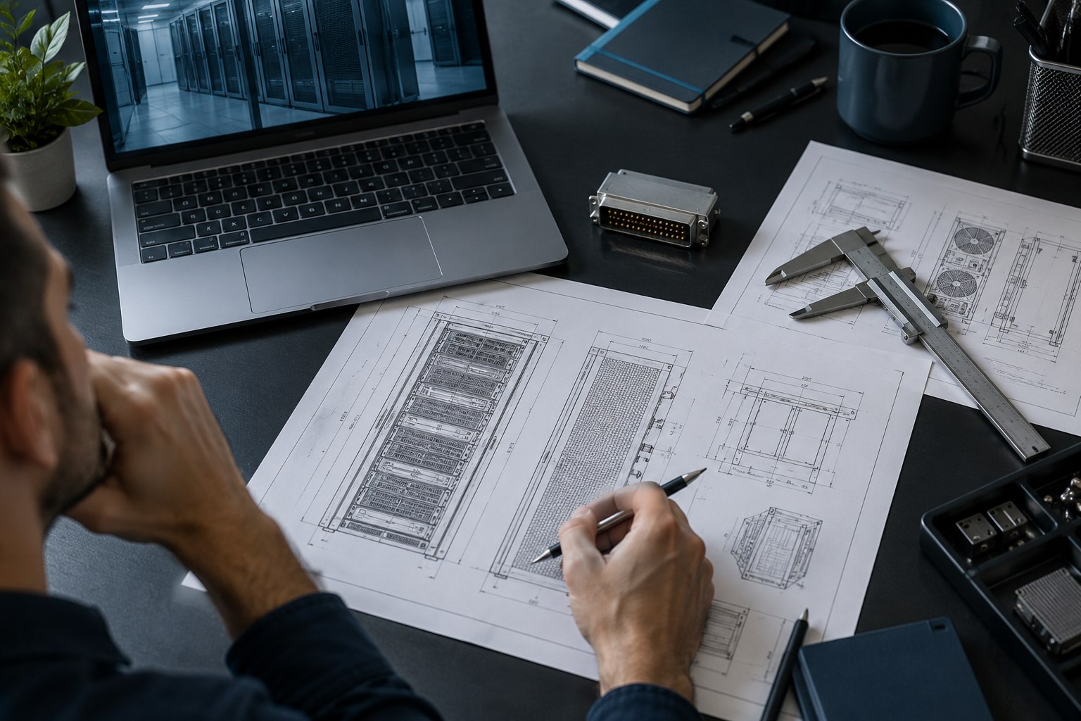 AI-generated illustrative concept: Infrastructure procurement management
